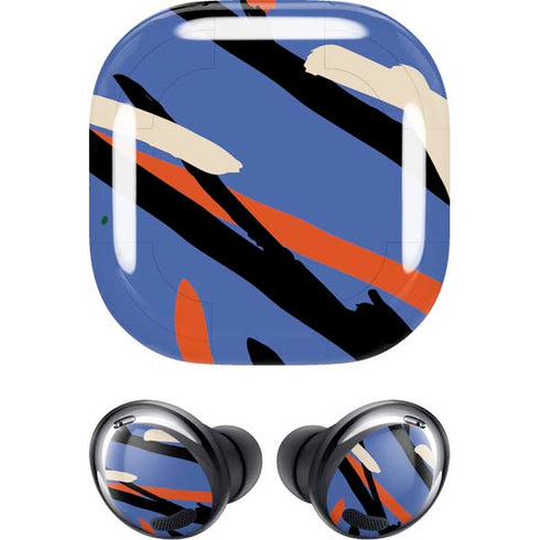 Abstract Lines Galaxy Buds Pro Skin